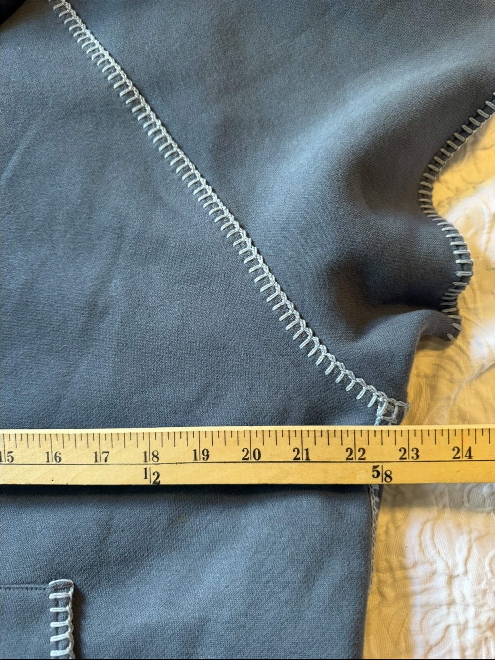 UGG Kelsey Hoodie Dress Large Blue Short Sleeve Pullover Sweatshirt Dress  L - Picture 13 of 15
